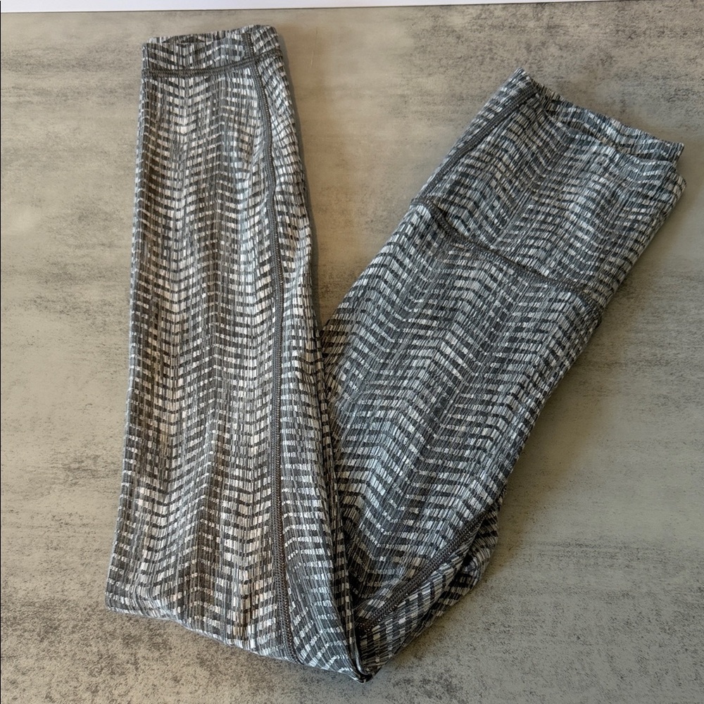 lululemon athletica Black and White Leggings